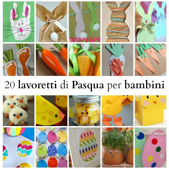 Addobbi di Pasqua - Coniglio con carota - Lavoretti Creativi