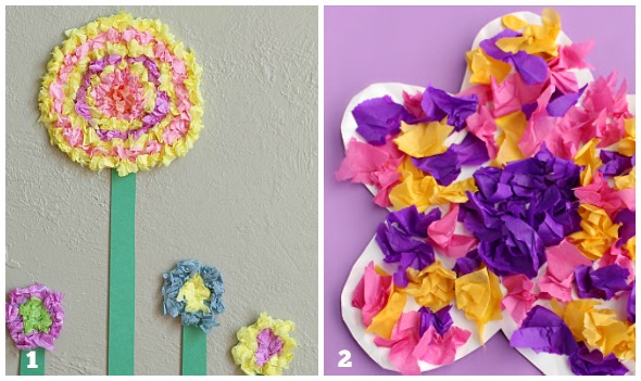 5 Tecniche facili per creare i fiori di carta - Scuolainsoffitta