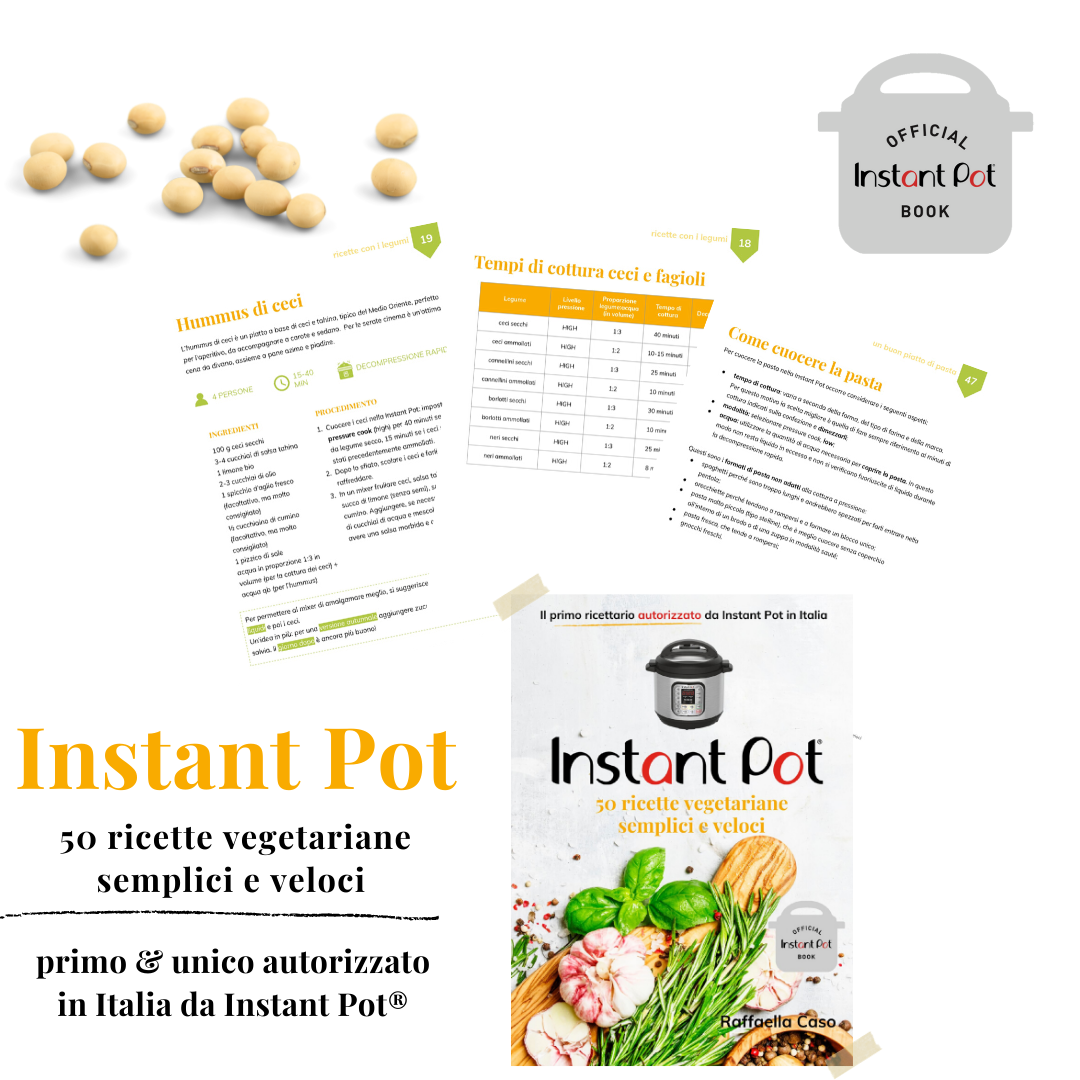 Instant Pot: primo e unico ricettario italiano autorizzato - BabyGreen